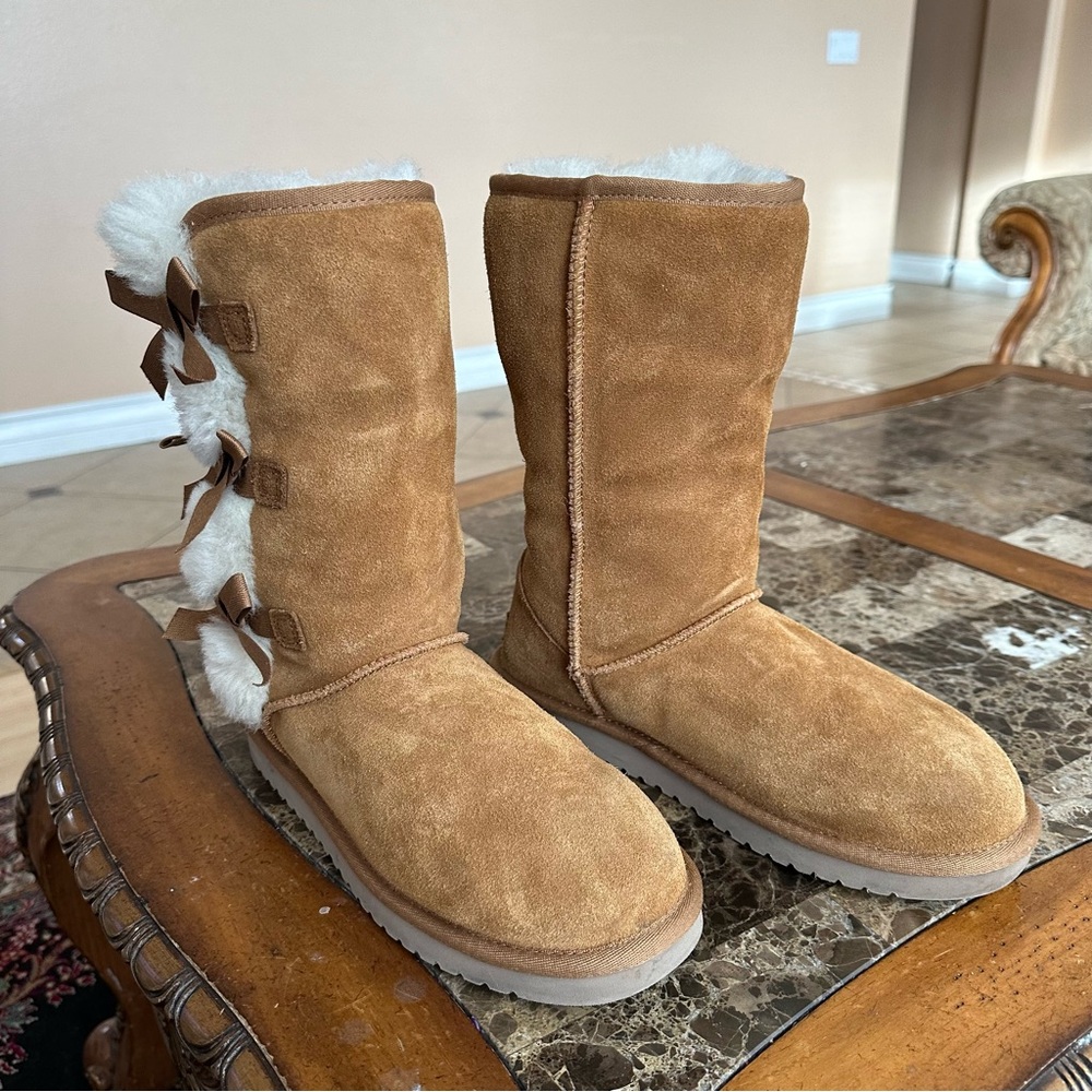 Authentic Koolaburra By Ugg Winter Bow Boots - image 5